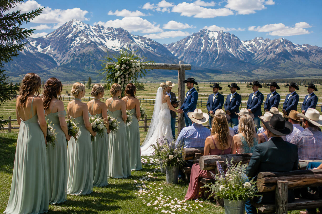 Outdoor Wyoming Wedding Outdoor Wyoming Wedding