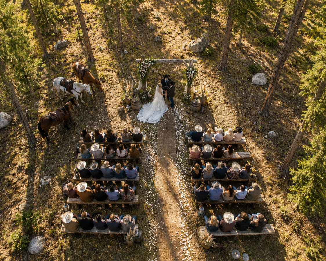Outdoor Wyoming Wedding Outdoor Wyoming Wedding