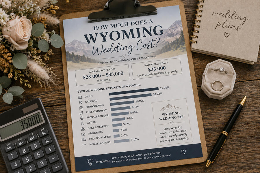 How Much Does a Wyoming Wedding Cost?