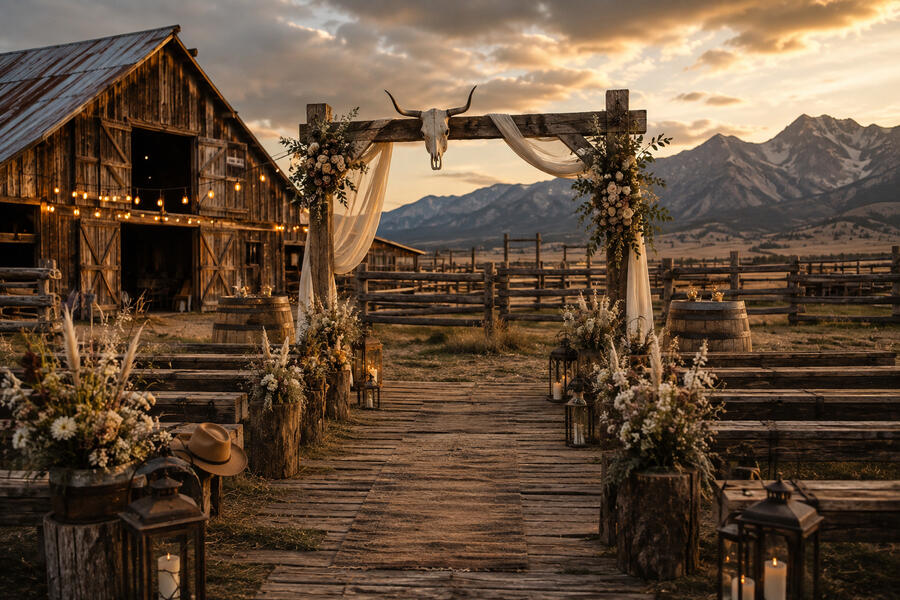 Wyoming Rustic Weddings